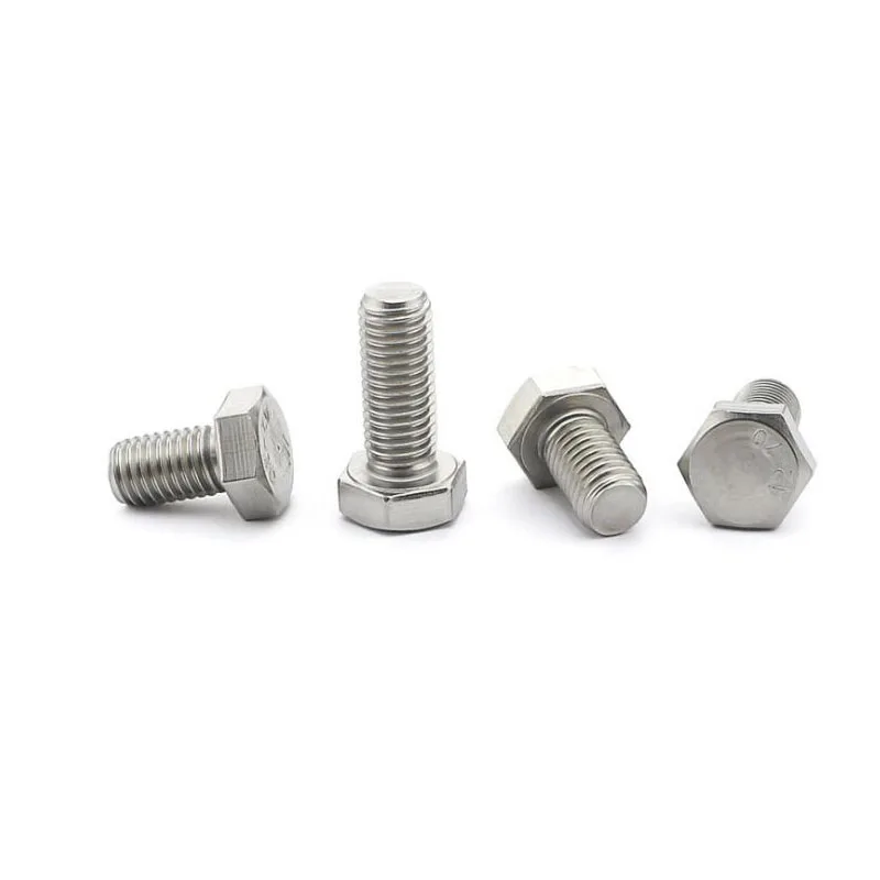 ss304 M6-M20 Stainless steel  DIN933 hex bolt