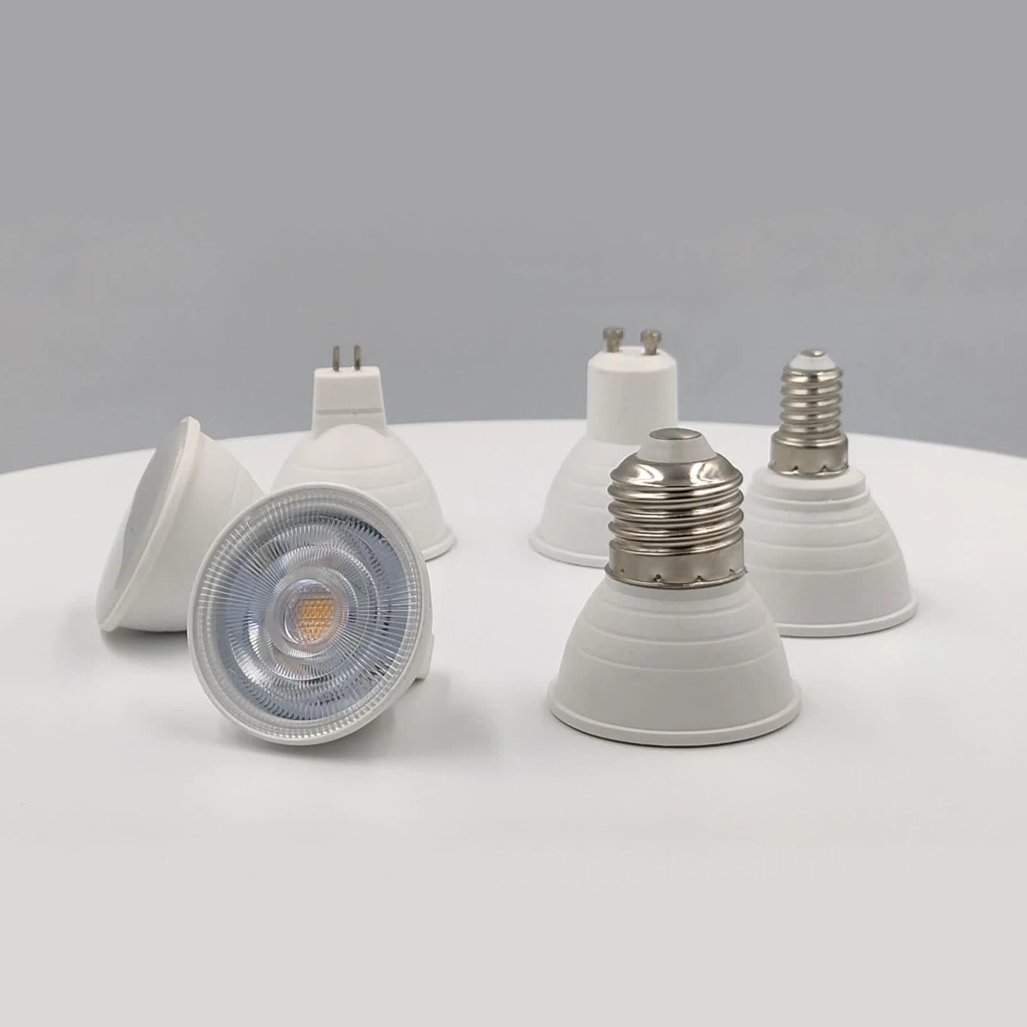 Wholesale high bright smart E27 E14 MR16 GU10 6W led bulb Lamp spot light cob dimmable 220v chandelier neutral warm white 6500K