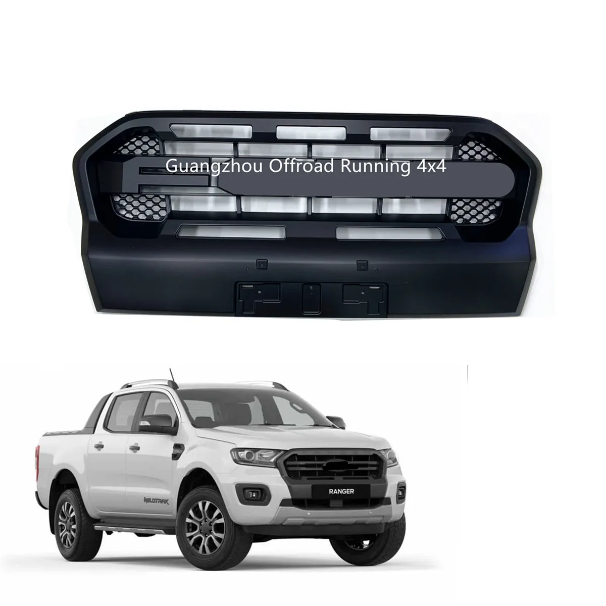 Car Front Grille For 2018 Ranger PX3 2015 Ranger T7 Auto Accessories