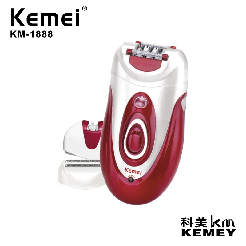 Kemei KM-1888 перезаряжаемый эпилятор для женщин женский лица удаления волос Эпилятор зон