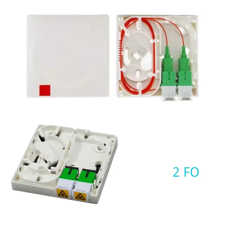 1FO 2FO 4FO Pigtail Adapter SC APC Fiber Optical Terminal Box Indoor/Outdoor PTO for POE IP 4G Networks Used for FTTH