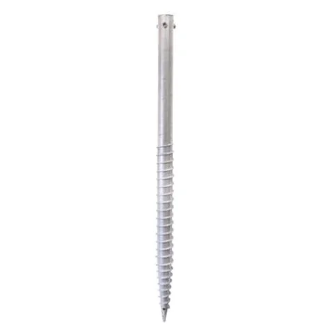 Helical Ground Piles Filled Piles Customized Helical Ground Anchors with Flanged Winches