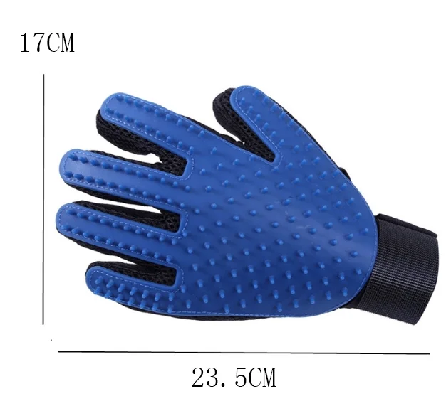  Silicone Pet Hair Remover Gloves Grooming Glove Guantes de mascotas Deshedding