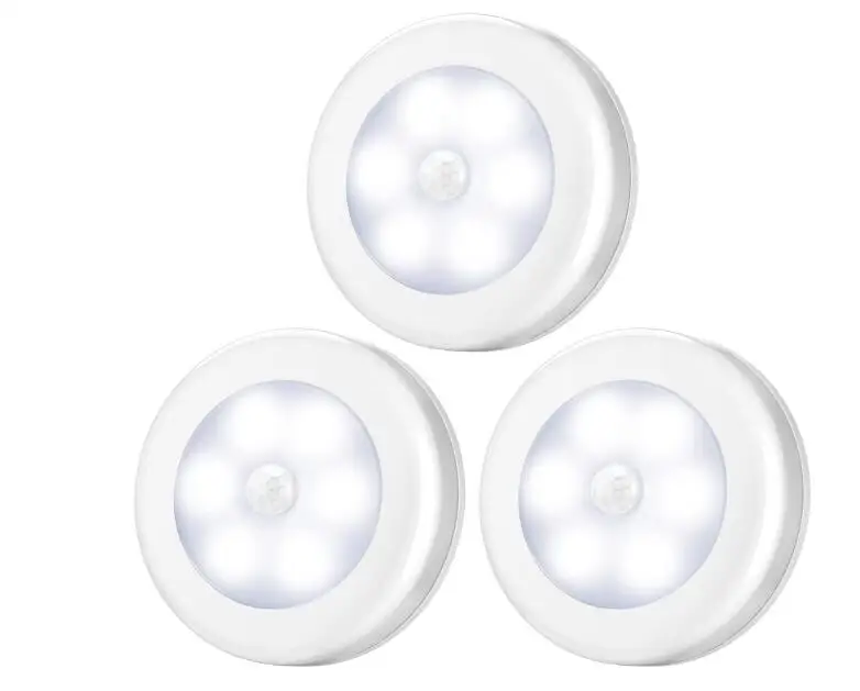 Infrared Sensor Lamp Table Bookcase  Kids Closet Light Wireless Magnetic Cabinet Led Bed Battery Powered Motion Sensor Light