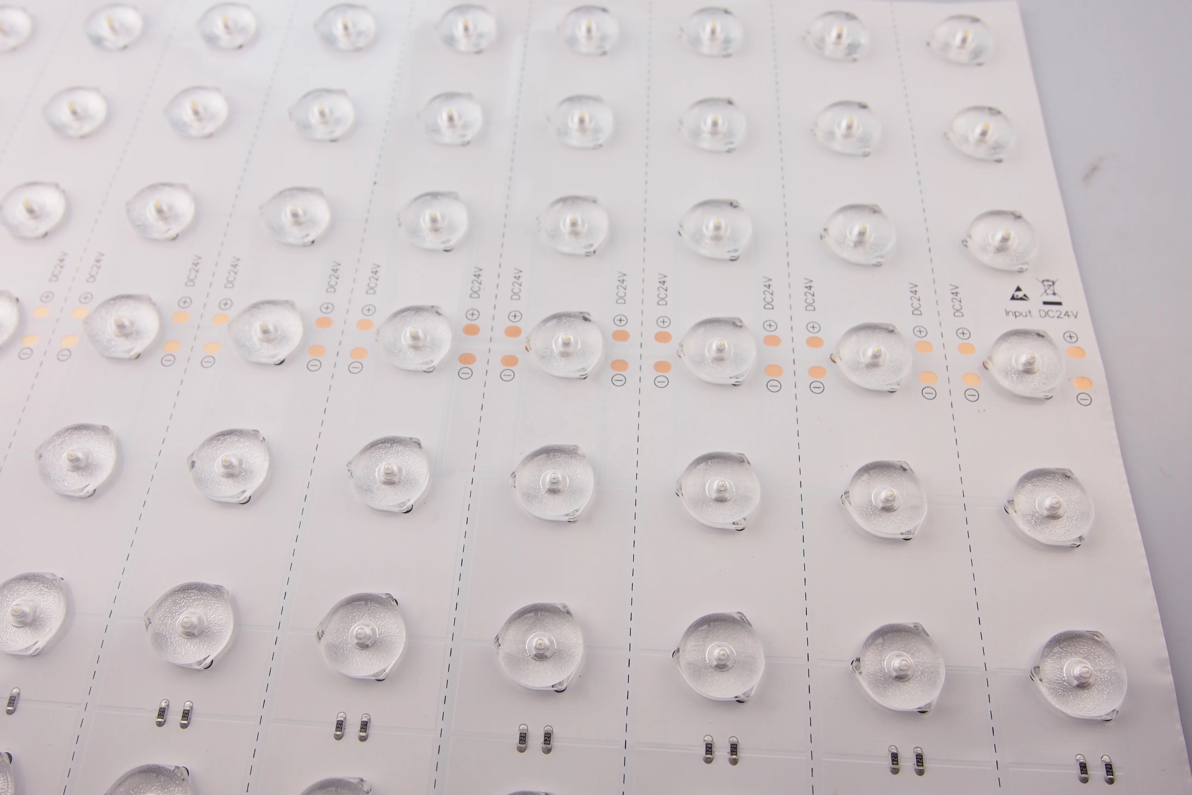 RGB+ CCT Flex Led Panel Sheet Panel Boards 90W 160degrees Lens CRI90 Single White CRI95 Dual White LED Sheets DC24V Cutting Size