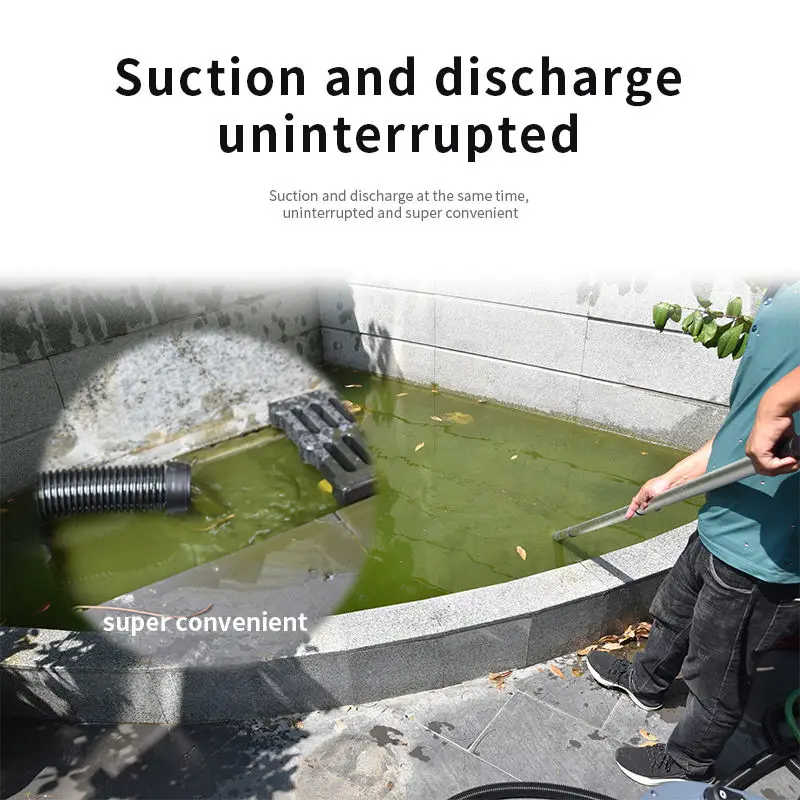 Fish pond vacuum  machine cleaner Dry and wet hand-held 30L vacuum pool cleaner