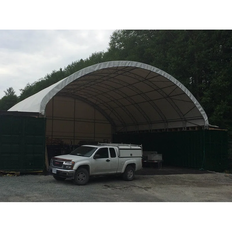 Gs 20' to 50' Wide PVC Container Shelter Tent C2020 2620c C3340 Steel Frame