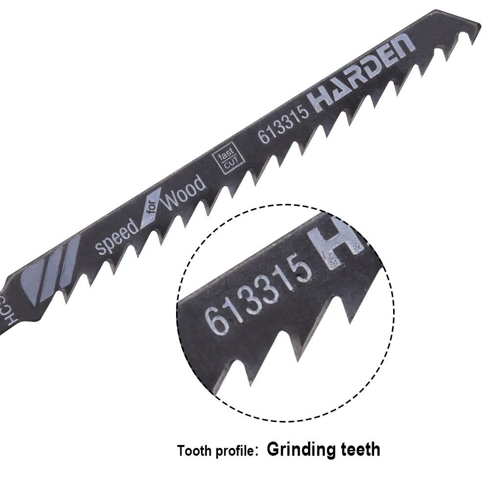 5Pcs Set Wood Curve Cutting Blades T-handle T144D for wood HCS Jig Saw Blades