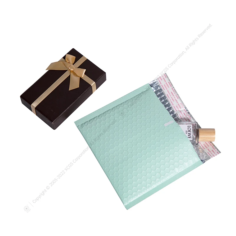 Metallic Foil Silver Poly bubble Mailer Package Plastic Postal Bubble Padded Luxury Shipping Bag
