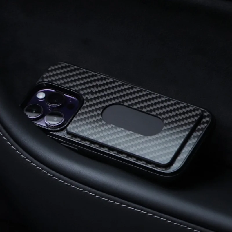 Hot selling magnetic card bag Kevlar ultra-thin magnetic card case suitable for iPhone12/13/14/15proMax
