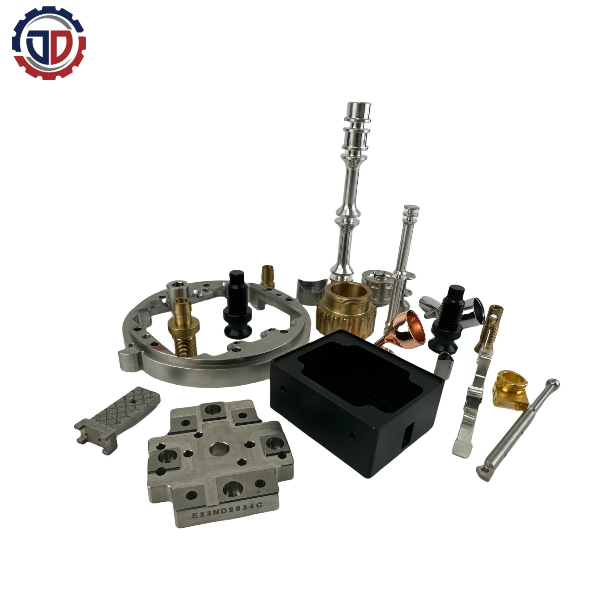 Jindee Custom CNC Anodized Aluminum High  Precision CNC Spare Turning Metal Machining Milling Manufacturer Service Parts