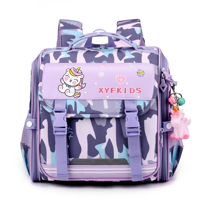 New Backpack For Grade One To Four Korean Version Of Comfortable Super Student Backpack For Children Boys And Girls Schoolbag
