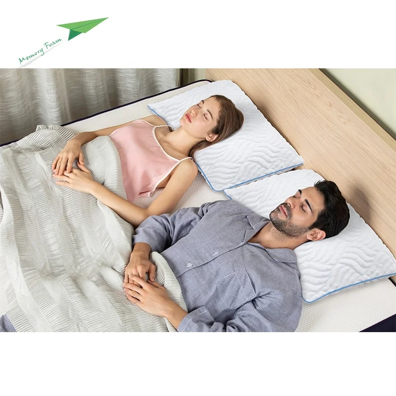 shredded memory foam pillow with gel infused for neck