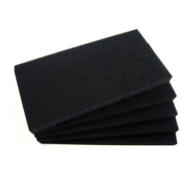 Polyurethane sponge/ Bio filter sponge cut-to-size foam Pet feces filtration for cat little box replacment filter