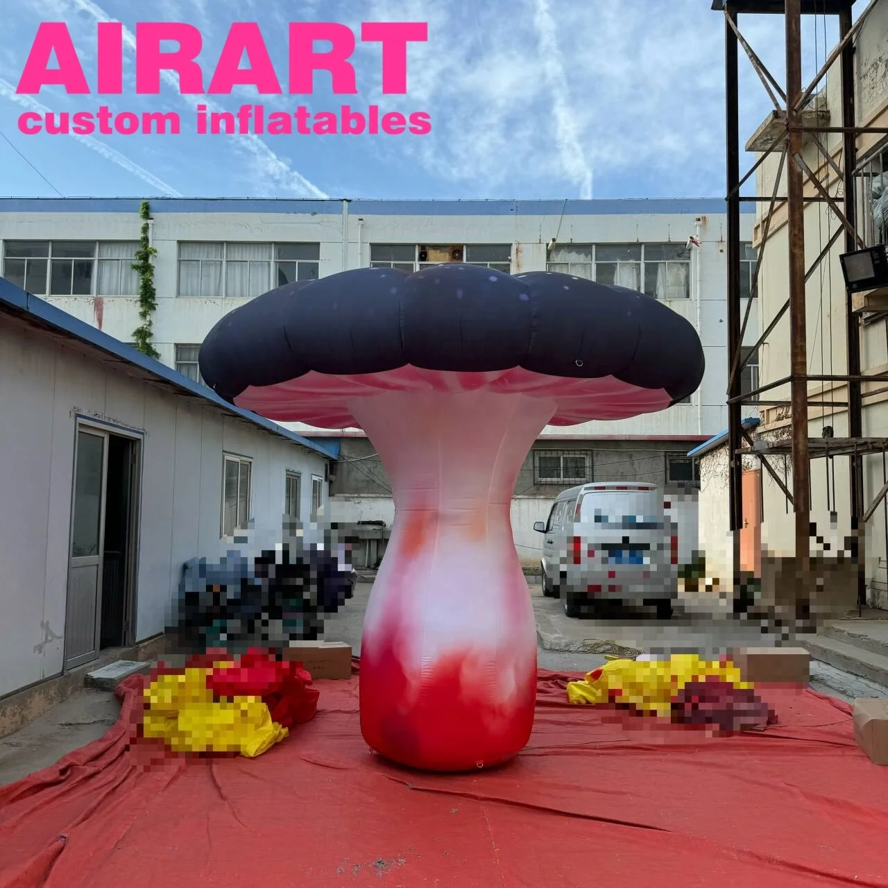 Newest Produced Inflatable Mushrooms Blow Up Mushroom Group Inflatable Model