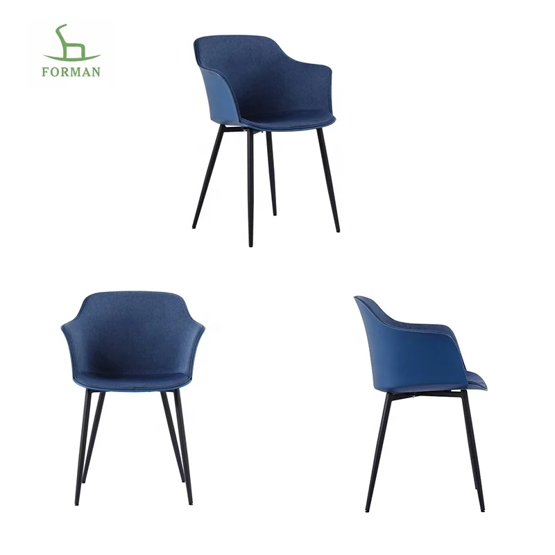 Дизайнерский стул для гостиной, мягкий стул для отдыха с пластиковым покрытием из ткани, современный итальянский ресторан в скандинавском стиле
