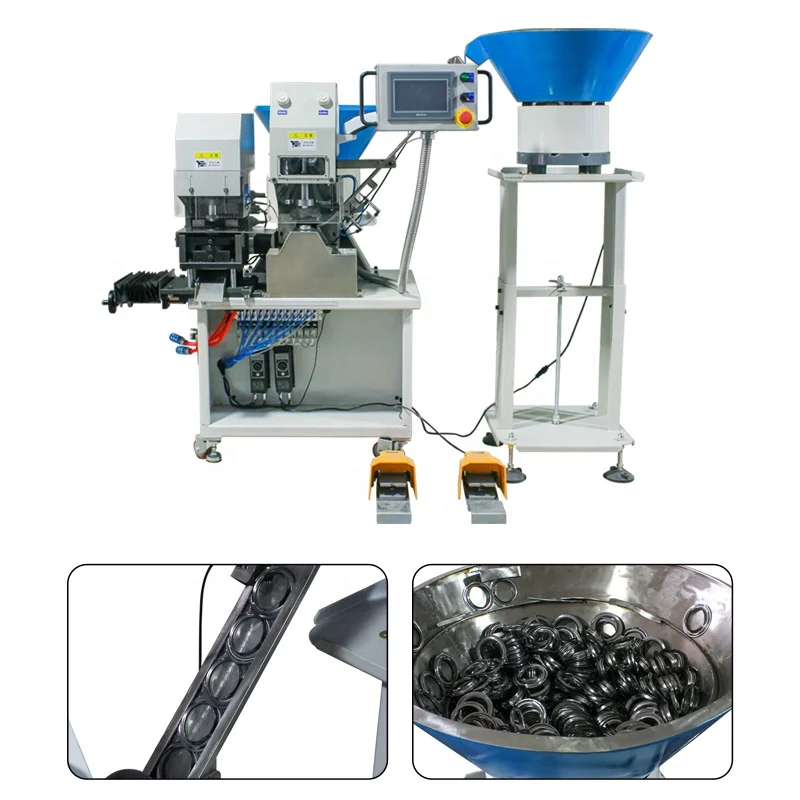 Fast speed automatic curtain eyelet grommet punching machine from trusted manufacturer