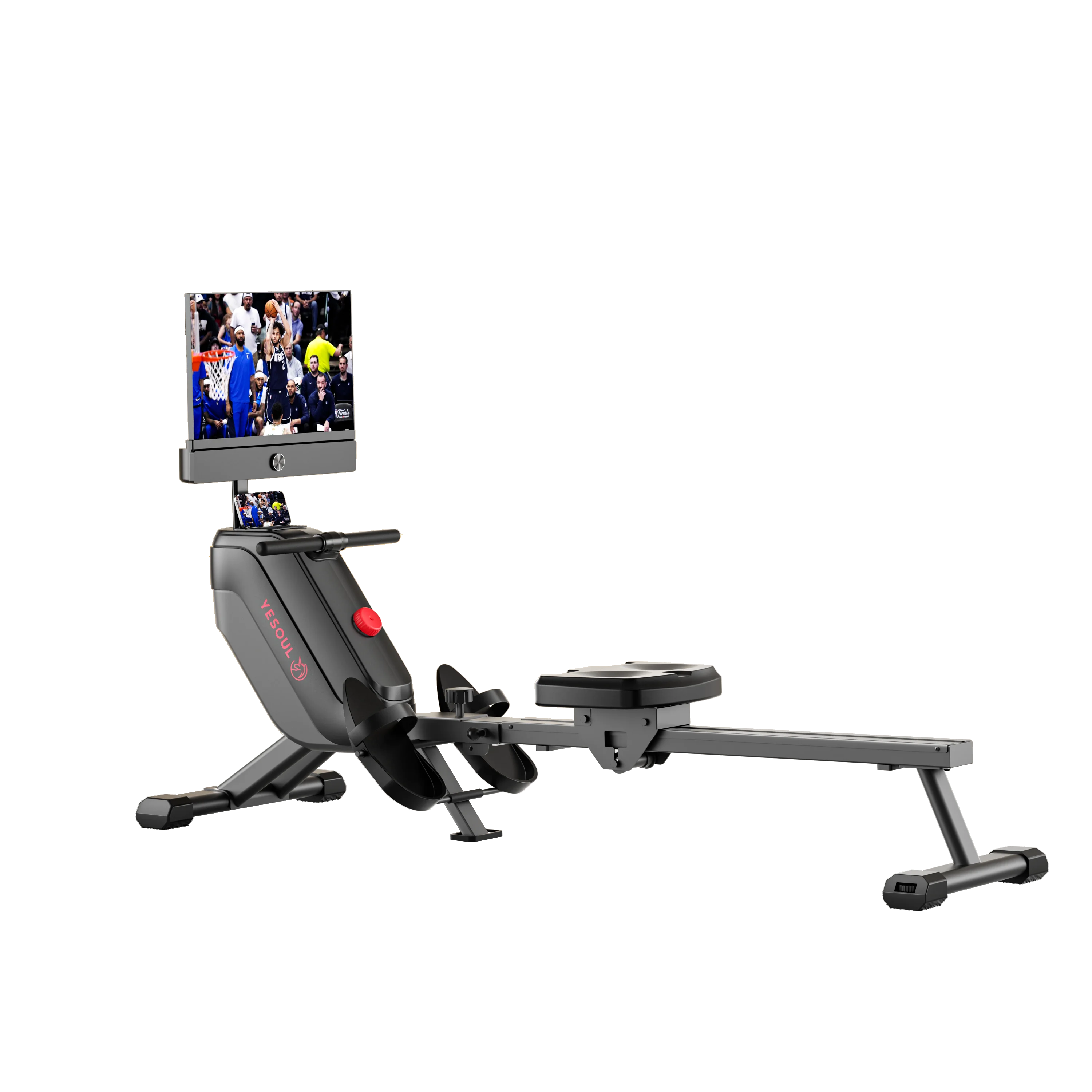 Rowing Machine Yesoul Zwift Kinomap App Compatible, Magnetic Rower Machine for Home,  100 Levels of Quiet Resistance