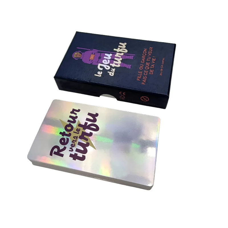 Bayaya Waterproof Shine Holo Card Kids Vocational Role Learning Flash Card