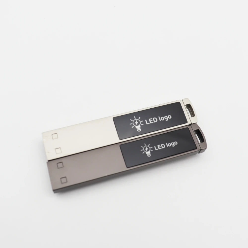Custom Glowing Logo Promotional Memory U Stick Pendrive 4GB 8GB 16GB 32GB 64GB 128GB3.0 Pen Drive USB Flash Drives