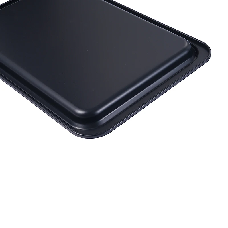 Baking Dishes 0.8mm Bakewre  2pcs Cookie Sheet Pan Set 13IN 15IN  Customized Home Cake Pan Carbon Steel Baking Pan Cookie Sheet