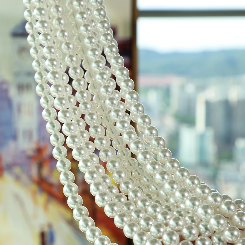 HB K9 Pearls Stock sale 2mm-14mm 5A Pearl Crystal glass round Loose Beads jewelry for Vase Fillers, Wedding