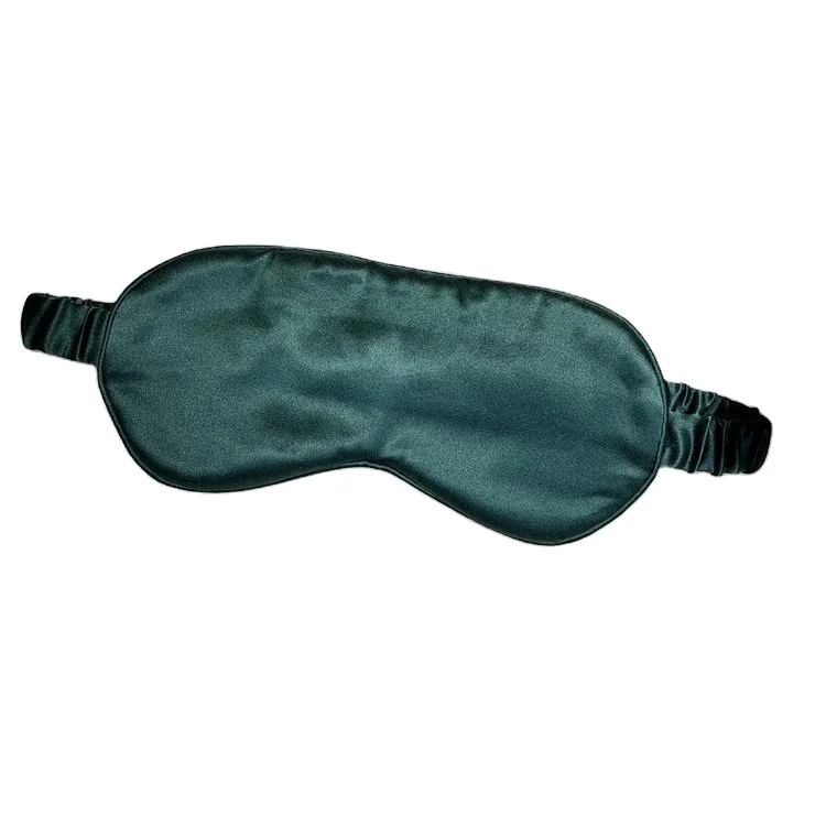 100% шелковая маска для глаз, шелковая маска для сна с регулируемым ремешком