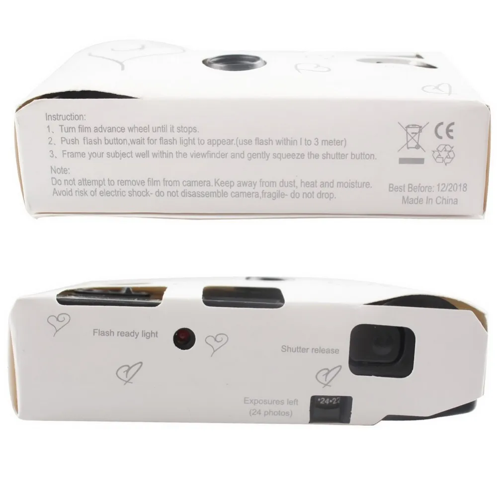 35 мм пленка дешевая быстрая оснастка Одноразовая камера с вспышкой