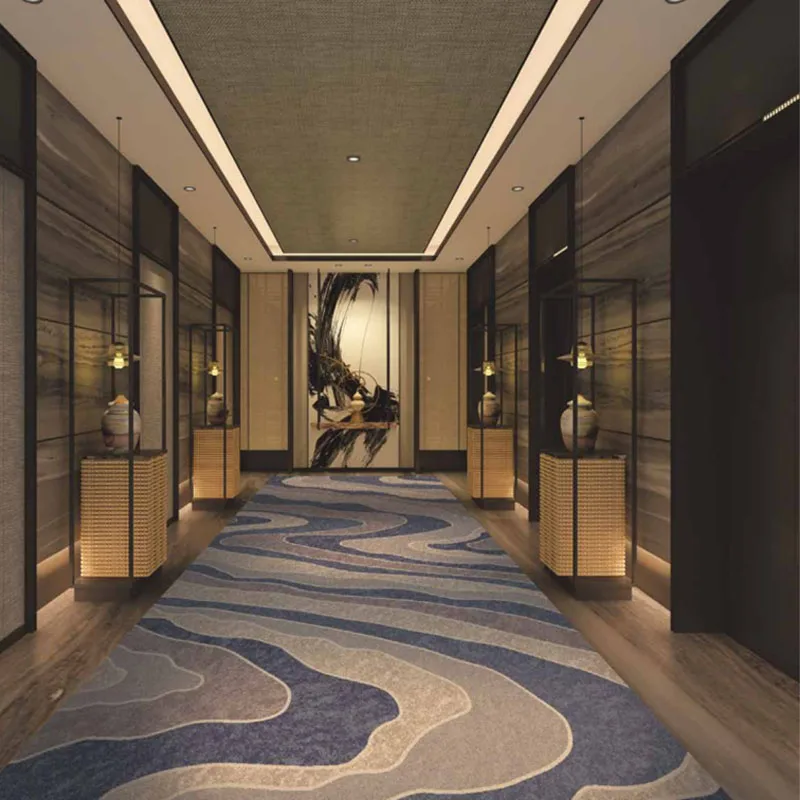 Autovi Eco-friendly Wall To Wall Hotel Carpets Bedroom Commercial broadloom Carpet For Luxury Hotel Lobby Floor