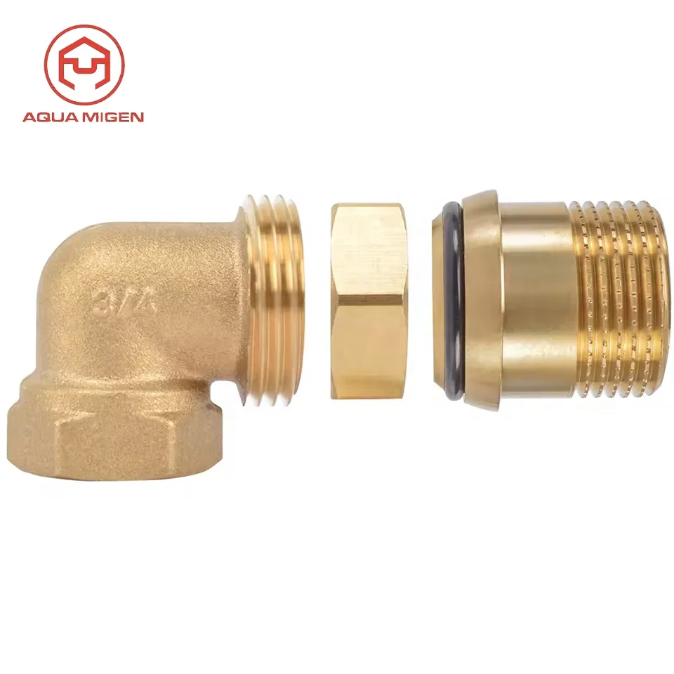 BSP Thread CW617N Forged Elbow Brass PN 16 Radiator Compression Connector