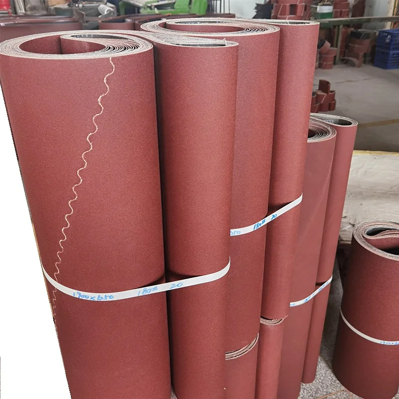 Hard cloth based sanding tape, aluminum oxide abrasive sanding tape, metal wood sanding paper tape