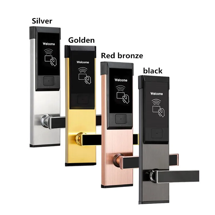 
Hotel hotel door lock swipe card induction office MU home smart lock 