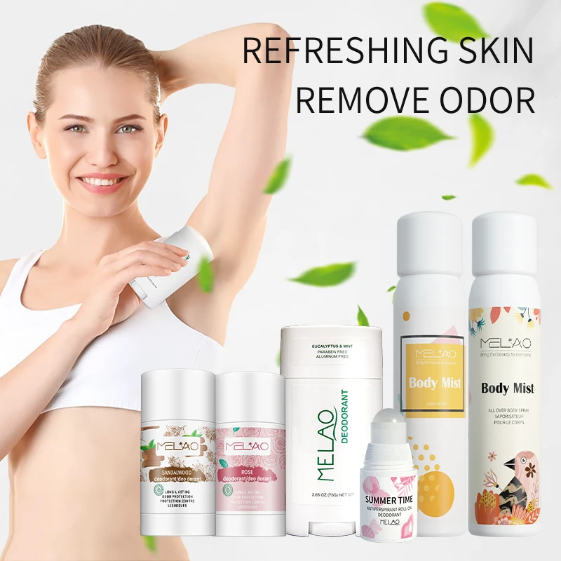 Nice Smell Solid Deodorant Stick Deodor Woman Low MOQ Antiperspirant Anti Sweat Armpit Aluminum Free Roll On For Men Women