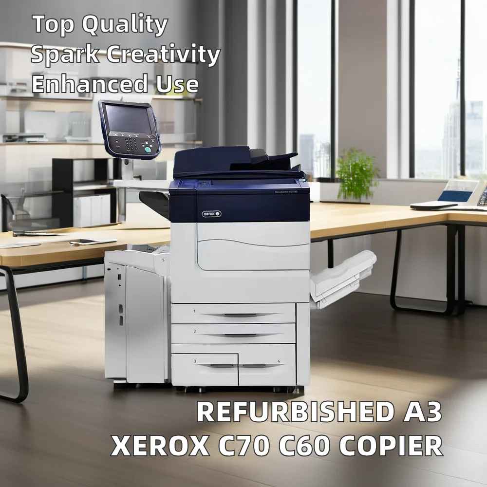 C70 C60 Multifunctional A3 Office Printer New A4 Colored Laser Used Copiers Portable Refurbished
