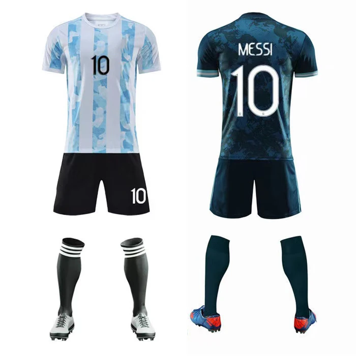 Wholesale custom football jersey sportswear Argentina national team football shirt logo number support customization