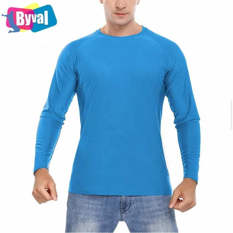 2021 пользовательские мужские футболки 100% полиэстер с длинным рукавом, Простые Спортивные УФ-футболки большого размера, футболки большого размера для мужчин