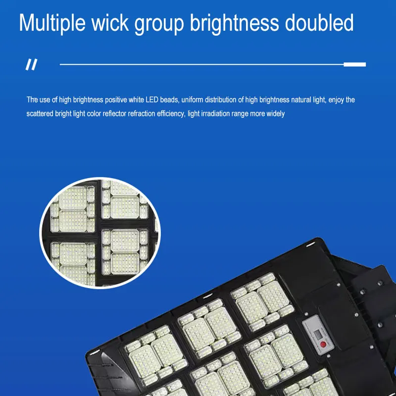 Outdoor Ip65 Waterproof Motion Sensor Security Wall Lamp Integrated Led Solar Street Light For Garden Parking Lot Garage Road