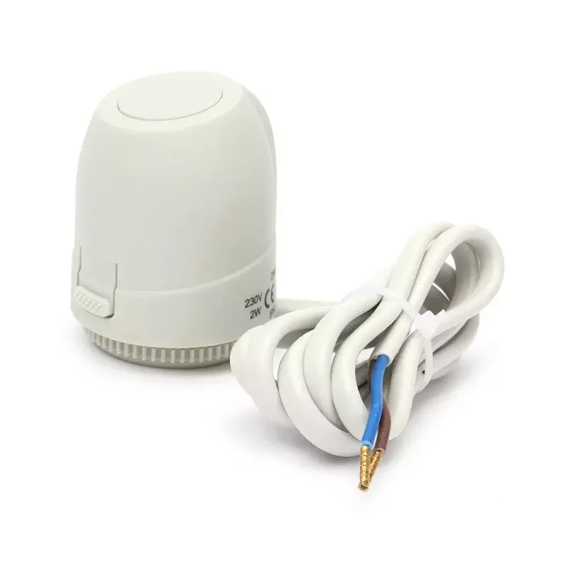Electric Thermal Actuator Valve Head for Floor Heating Manifold Normally Open or Closed Thermostat