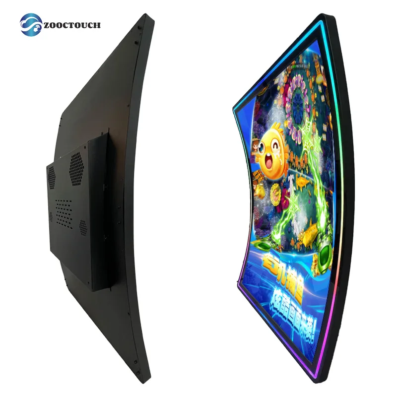 32 Inch Curved Touch Monitor For Video Gaming Machine
