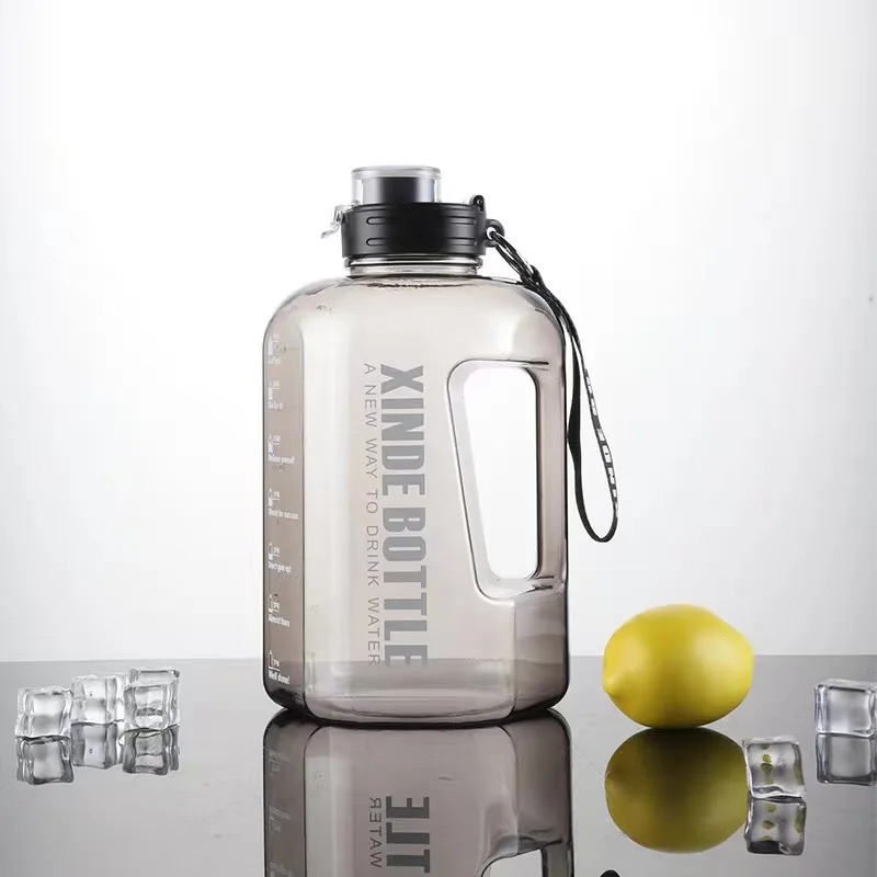 1.5L Portable Large-capacity Ton Ton Bucket Direct Drinking Sports Plastic Water Bottle