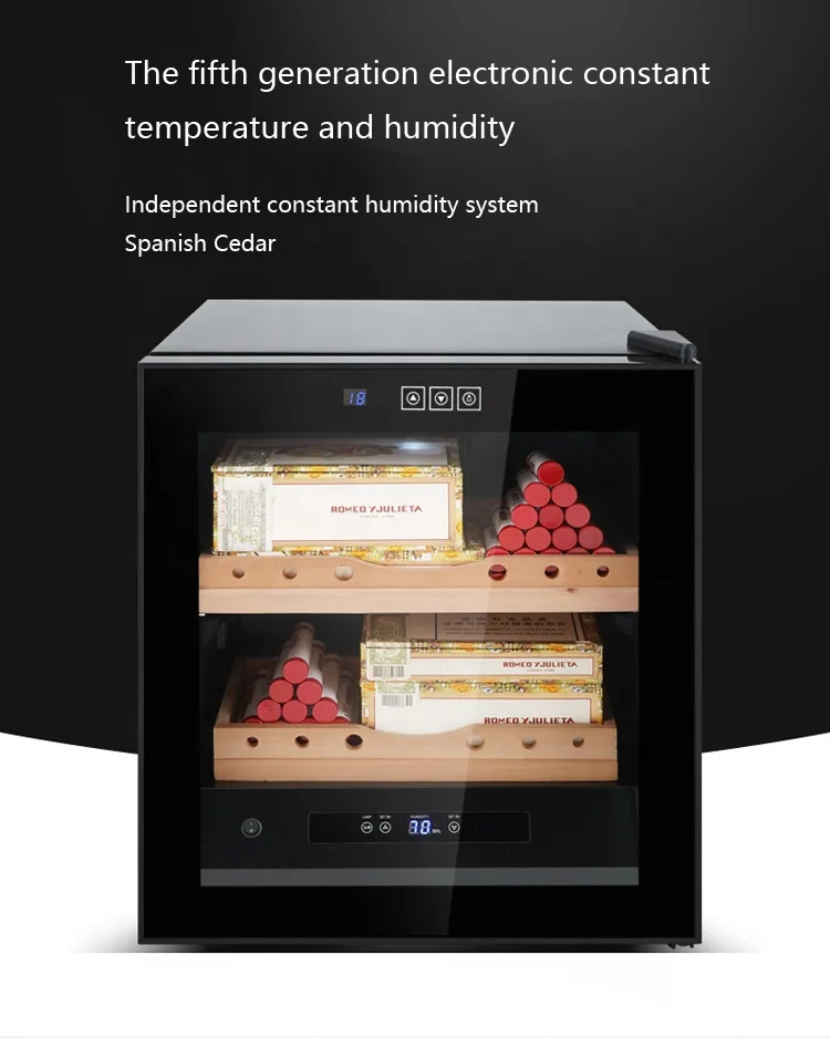 New arrival 250 count electrical humidor cabinet cigar humidor refrigerator