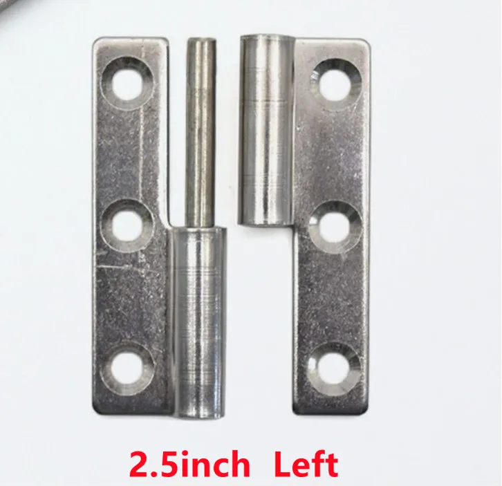 Real 304 Stainless Steel Heavy Duty Lift Off Hinge Detachable Removal Door Hinge 2.5inch Take Apart Hinges