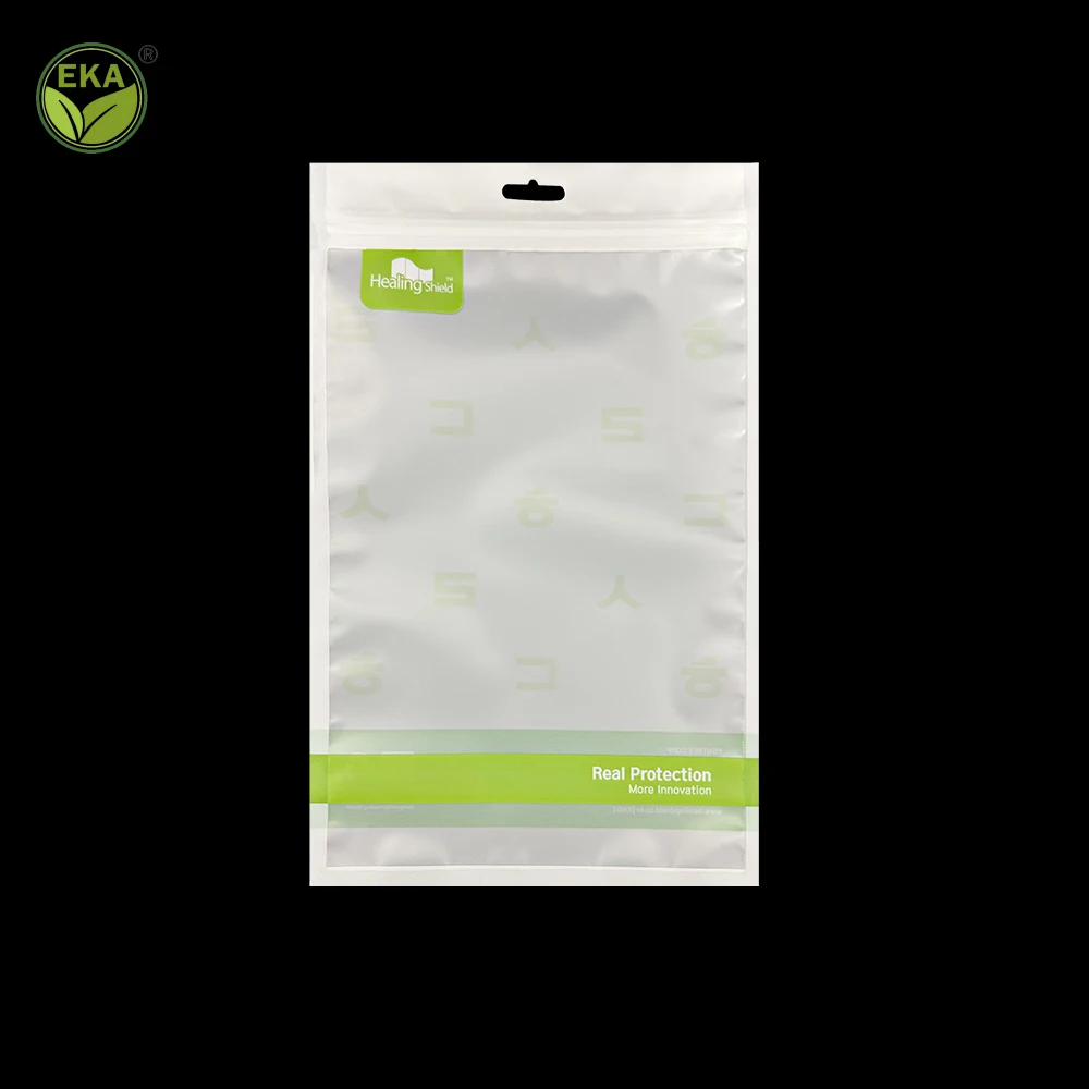 Custom Mobile Phone Case Packaging Bag Frosted Zip Lock Digital Product Packaging Bags With Window