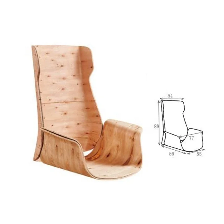 Hot Selling High Quality Solid Wood Bent Board for Furniture chair Parts Dining Living Room chair