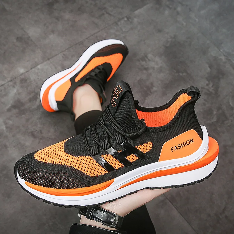 OEM brand walking style shoes camouflage men casual sport shoes sneaker mesh leather rubber shoes for men