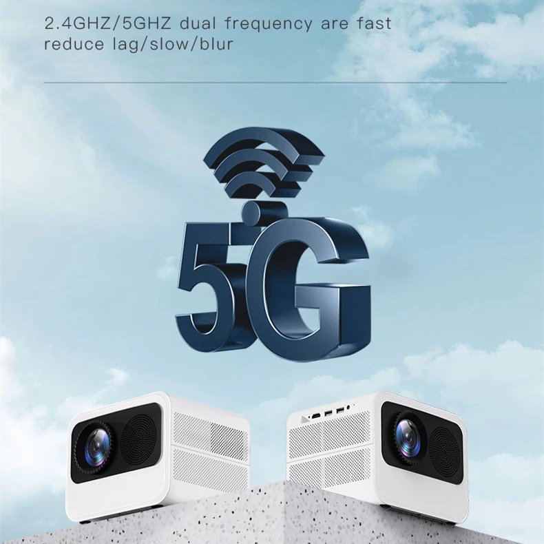 2022 New Style Led small Projector Full HD 1080p 4K Office Android 9.0 home theater Mini portable video projector