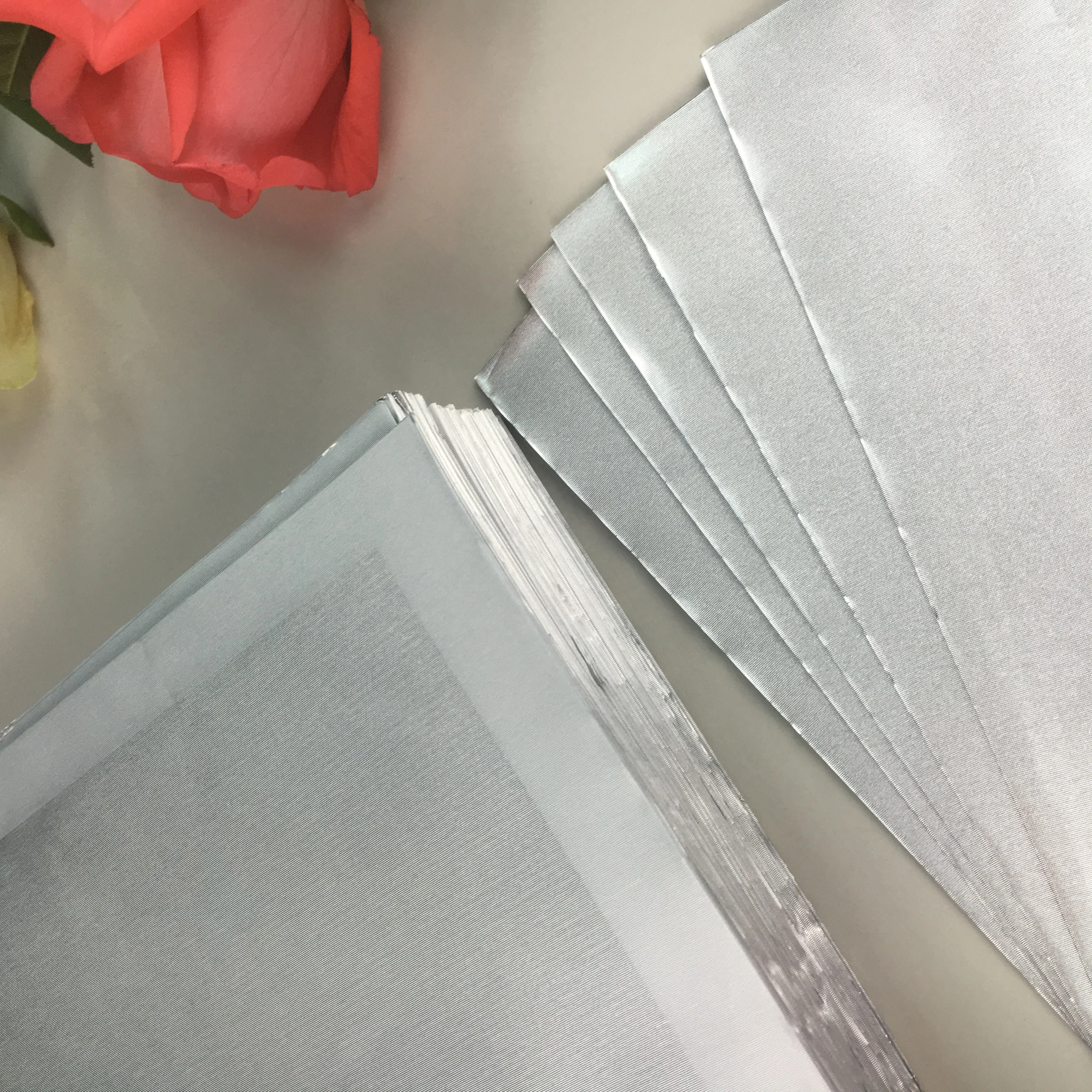 Printed and Embossed Food Grade Square 4*4 inch disposable food container  Aluminum Foil Wrap packing wrapping paper