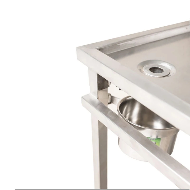 Factory Price Veterinary Equipment High Temperature Stainless Steel Countertop Vet Dissect Table Animal Operating Table