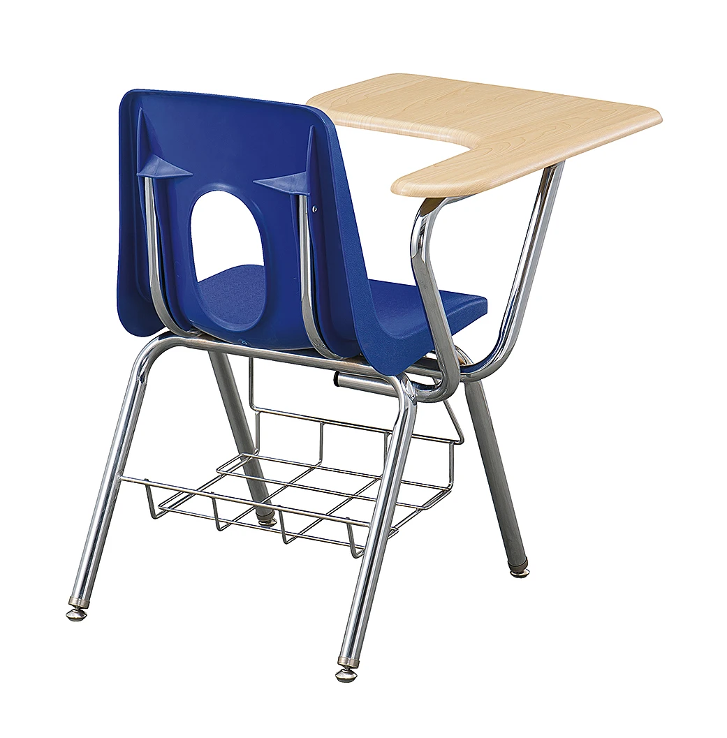 Wholesale School Study Meeting Lecture Chairs PP Plastic Chair  School Furniture Chairs With Writing Pad