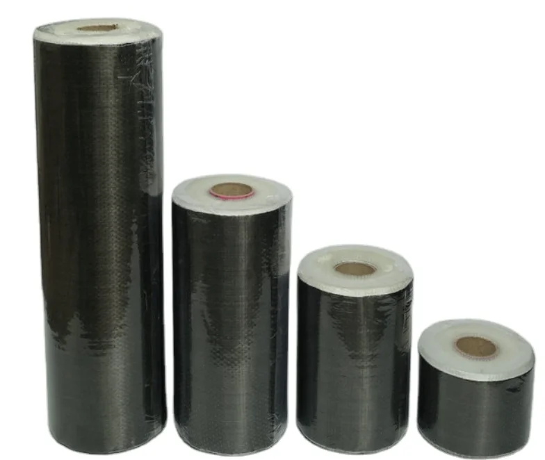 Unidirectional Reinforcement 3k/6k/12k Carbon Fiber Fabric Ud Cloth Roll Tape